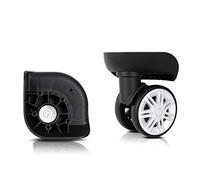 GEBONE YF-W012# Roues de rechange universelles en PVC pour valise à roulettes, Noir , Wheel Diameter is about 60 mm, Bricolage