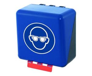 GEBRA GEBRA Boîte de montage SECU Midi Standard, pour protection oculaire, bleu Quantité:1