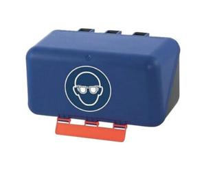 GEBRA GEBRA Boîtier de montage SECU Mini Standard, pour protection oculaire, bleu Quantité:1