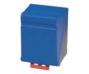 GEBRA Gebra Box en ABS-ku. bleu, 236x315x200mm neutre avec panneau d’obligation Quantité:1