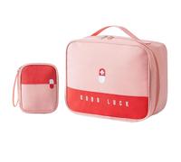 Gebrazy Lot de 2 Sacs à Médicaments - Grande Capacité - Étanche - Vide - Sac de Premiers Secours - Sac de Rangement Portable - pour la Maison, Le Bureau, Les Voyages