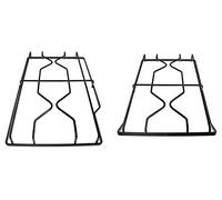 Gecasa Grille pour cuisine Ariston 2 PCS CM 44, 8 X 28, 3 + 40, 9 X 25, 8 GRILLES 4 feux P 0256
