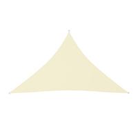 Gecheer Auvent d'extérieur triangulaire en tissu Oxford couleur crème 2,5 x 2,5 x 3,5 m, protection contre les rayons UV pour extérieur, pergola, jardin, terrasses, Type 1