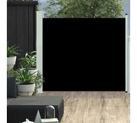 Gecheer Auvent latéral rétractable de jardin noir, 100 x 300 cm, protection contre les rayons UV pour extérieur, Pergola, jardin, terrasses, Type 1