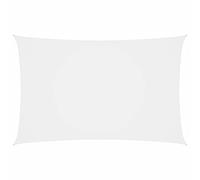 Gecheer Auvent rectangulaire en tissu Oxford blanc 2 x 5 m, protection contre les rayons UV pour extérieur, pergola, jardin, terrasses, Type 1