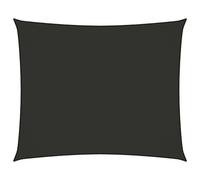 Gecheer Auvent rectangulaire en tissu Oxford gris anthracite 2,5 x 3,5 m, protection contre les rayons UV pour extérieur, pergola, jardin, terrasses, Type 1