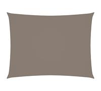 Gecheer Auvent rectangulaire en tissu Oxford gris taupe 2 x 3,5 m, protection contre les rayons UV pour extérieur, Pergola, jardin, terrasses, Type 1