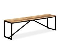 Gecheer Banc en bois massif avec manche 160 x 35 x 45 cm