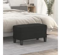 Gecheer Banc en tissu noir 70 x 35 x 41 cm