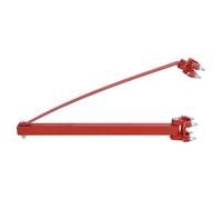 Gecheer Cadre de Treuil Universel - Charge Max 1000kg, Pivot 180°, Acier, 48mm - Idéal pour Ateliers et Garages