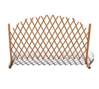 Gecheer Clôture Extensible en Bois - 180 x 100 cm, Résistante aux Intempéries, Polyvalente pour Jardin et Animaux