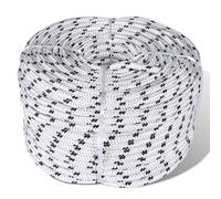 Gecheer Corde de Bateau tressée en Bobine Polyester 14 mm x 50 m, Multifonctionnel Corde en Polypropylène pour Gréement ou comme et Amarre