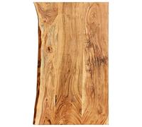 Gecheer Dessus de Meuble-lavabo de Salle de Bain Acacia 100x52x3,8 cm, Plan de Travail de Salle de Bain, Plateau de Table de Remplacement pour Armoire, Bureau, Table
