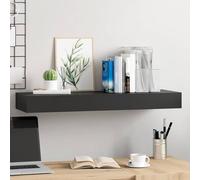 Gecheer Étagère Murale avec tiroir en MDF - Charge Max 5 kg, 80 x 25 x 8 cm, Noir