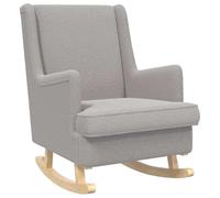 Gecheer Fauteuil à Bascule Moderne en Mouton - Confort et Design pour Salon et Chambre