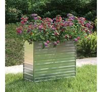 Gecheer Jardinière surélevée en métal - Grand espace, robuste, fond ouvert - Décorez votre jardin ou balcon