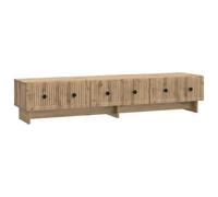Gecheer Meuble TV Vintage Moderne en Bois d'Ingénierie avec Rangement Multifonctionnel - Couleur: Ch