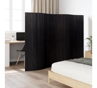 Gecheer Paravent en Bambou Noir - Séparateur de Pièce Naturel et Polyvalent 250x165 cm