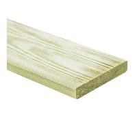 Gecheer Planches pour porche en bois de pin imprégné Planches pour porche Plateau composite jardin Patio Terrasse Balle Extérieur Chambre Plate-forme 72 unités 8,64 m² 1 m