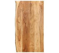 Gecheer Plateau de lavabo de salle de bain - Plaque en bois pour lavabo de salle de bain - Bois massif d'acacia - 100 x 52 x 2,5 cm