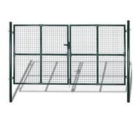 Gecheer Porte en maille de jardin Clôture murale 289 x 200 cm/306 x 250 cm, clôtures décoratives pour jardin, clôtures de jardin et écrans de protection, Type 1