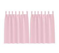Gecheer Rideaux avec rideaux 2 pcs Rose Baby PolyesterRideaux Moderne