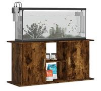 Gecheer Support pour Aquarium 121x41x58 cm Bois D'ingénierie, Meuble de Base avec 2 Portes et Compartiments pour Aquarium, Table D'aquarium pour Réservoir de Poisson