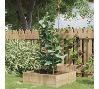 Gecheer Supports pour plantes, support pour plantes, étagères pour plantes, créatifs multifonctionnels, supports pour plantes de jardin avec 4 anneaux 5 unités Acier vert 90 cm