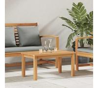 Gecheer Table Basse en Teck Moderne - Design Épuré et Pratique pour Jardin et Terrasse Modèle YJX1010ZJ-42002302FR