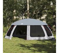 Gecheer Tente Piscine Toit Amovible Parois Maille Gris 690x690 cm, Montage Rapide et Facile Tent Familial pour Camping, Backpacking, Randonnée, Trekking