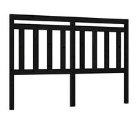 Gecheer Tête de Lit Bois Massif de Pin, Murale Tête de Lit pour Chambre à Coucher, Chambre d'amis 146x4x100 cm