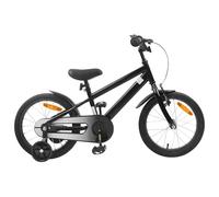 Gecheer Vélo Enfant Acier Noir, Vélo pour Garçons et Filles avec Freins Classiques et Selle Réglable, Vélo de Ville pour Parc et Quartier, Idéal pour Les Jeunes Aventuriers