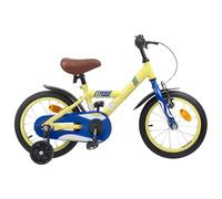 Gecheer Vélo Enfant Acier réglable avec Guidon et Selle Ajustables, poignées Caoutchouc, Garde-boues, léger et Durable pour débutants, Para balades en Ville et Parc