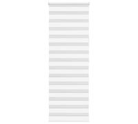 Gecheer Zebrarollo Store occultant à traction latérale Klemmfix - Blanc - 80 x 200 cm - Largeur du tissu : 75,9 cm - Polyester