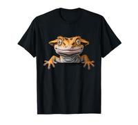 Gecko à crête drôle - Lézard de Poche - Amoureux des Reptiles T-Shirt