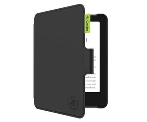 Gecko Covers - Étui/Coque fabriqué en Peau de Cactus Compatible avec Kobo Clara Colour/Kobo Clara BW/Tolino Shine Color - Fonction Veille/Réveil - Noir