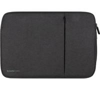 Gecko Covers Housse universelle à fermeture éclair pour ordinateur portable, 13 pouces, Housse à fermeture éclair pour ordinateur portable, 100% GRS / Durable, Doublure renforcée, Noir