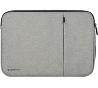 Gecko Covers Housse universelle zippée pour ordinateur portable, 13 pouces, Housse zippée pour ordinateur portable, 100% GRS / Durable, Doublure renforcée, Gris