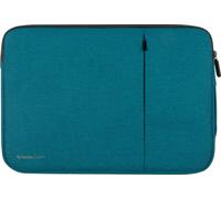 Gecko Covers Housse universelle zippée pour ordinateur portable, 13 pouces, Housse zippée pour ordinateur portable, 100% GRS / Durable, Doublure renforcée, pétrole
