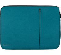 Gecko Covers Housse universelle zippée pour ordinateur portable, 15 pouces, Housse zippée pour ordinateur portable, 100% GRS / Durable, Doublure renforcée, pétrole