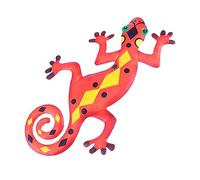 Gecko Décoratif Mural en Fer pour Maison et Bureau | Accessoire de Décoration Murale, Ornement Suspendu en Métal, Style Intérieur, Pièce Décorative pour Salon