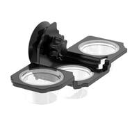 Gecko Feeder - 7.48 inch Suction Cup Reptile Bowl | ABS Terrarium Feeder - Secure Wall Mounted Water and Food Dish for Chameleon Lizard Snake and Tank Habitat Use