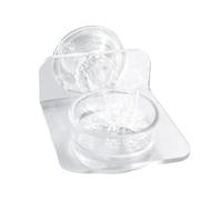 Gecko Feeder Ledge - Plateau à ventouse | Bol d'eau serpent avec gamelle d'alimentation, reptile avec aimant, accessoire lézard avec support alimentaire, station caméléon pour grenouilles