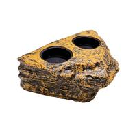 Gecko Gamelle magnétique pour reptiles - Mangeoire à eau - Avec 2 tasses - Pour lézard, caméléon, tortue, serpent, araignées