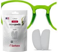 Gecko Grip Ultra-Thin 0.6mm Non Slip Nasal Safety Goggles, (15 Pairs Clear) Made In Usa, Innovative Microstructured Fibres, 0.6mm X 7mm X 16mm