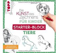 Gecko Keck Die Kunst des Zeichnens für Kinder Starter-Block - Tiere: Mit (Relié)