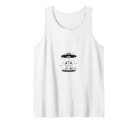 Gecko léopard drôle, UFO, enlèvement Extraterrestre, Reptile Débardeur