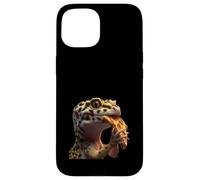 Gecko léopard mangeant de la pizza pour les amateurs de gecko léopard Coque pour iPhone 15