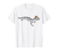 Gecko léopard Portant Une Couronne T-Shirt