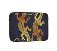 Gecko Lizards Housse de protection pour ordinateur portable de 12 pouces en tissu Oxford résistant aux chocs